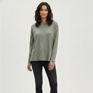 Aerie Olive Green Long Sleeve Top